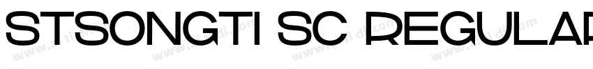 STSongti sC Regular字体转换